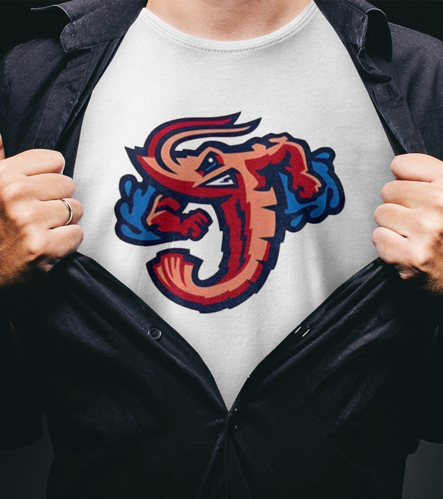 Jacksonville Jumbo Shrimp J Logo 2025 International League Champions MLB T-Shirt