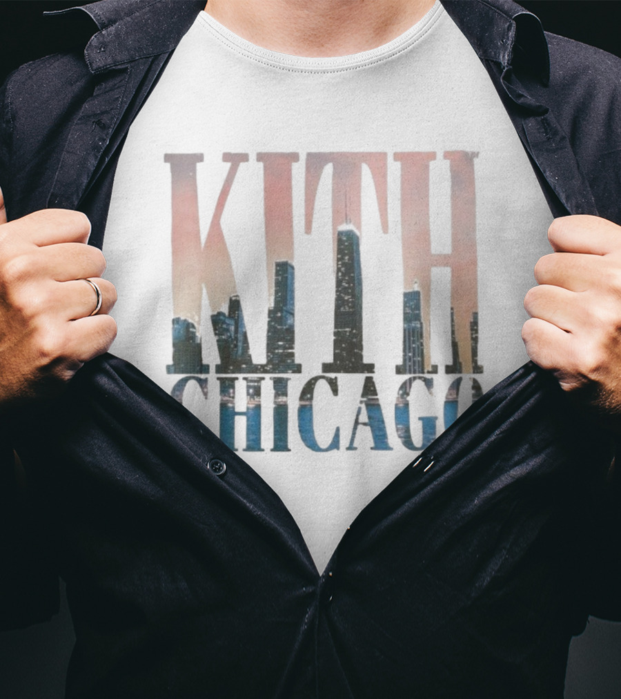 Kith Chicago Skyline 54 E Walton St T-Shirt