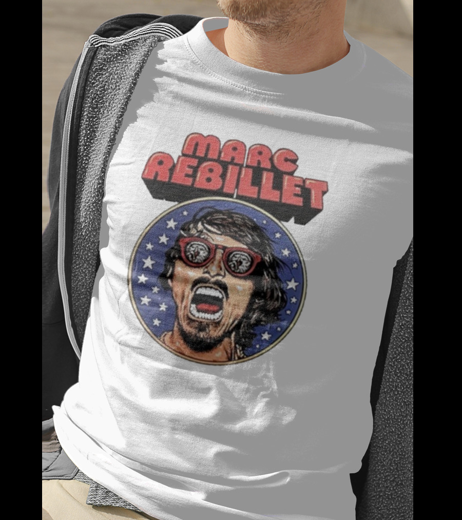 Marc Rebillet North America Tour 2025 Retro Stars Sunglasses Head T-Shirt