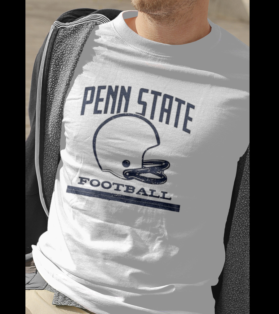 Penn State Football Vintage Helmet Design T-Shirt