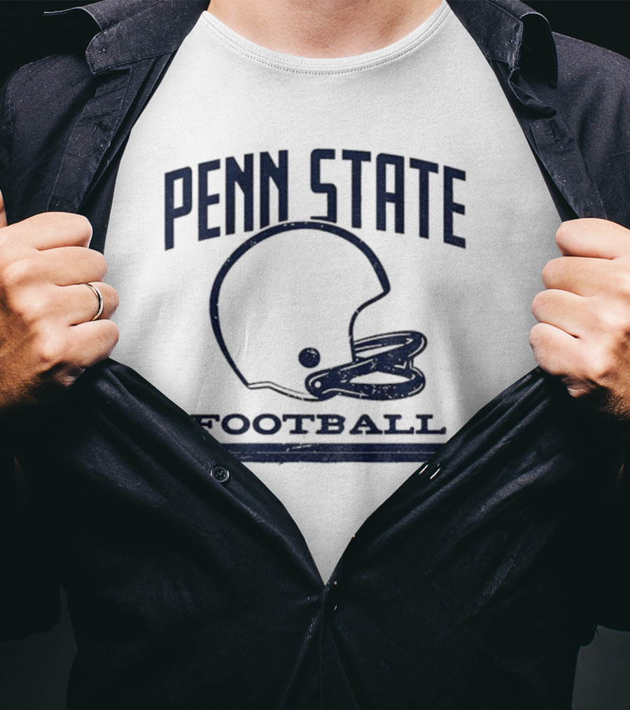 Penn State Football Vintage Helmet Design T-Shirt