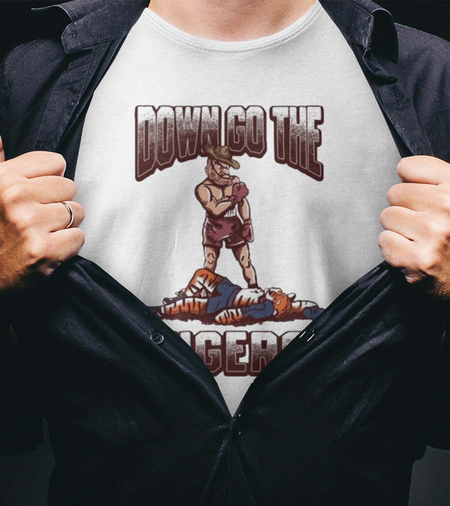 Texas A&M Aggies Down Go The Auburn Tigers 2025 T-Shirt