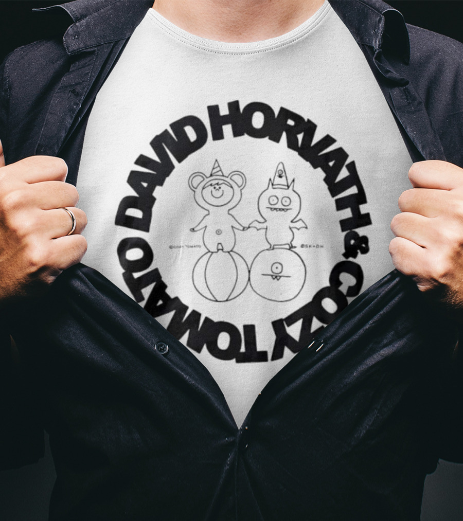 David Horvath Cozy Tomato Bear Tomato Character Design T-Shirt