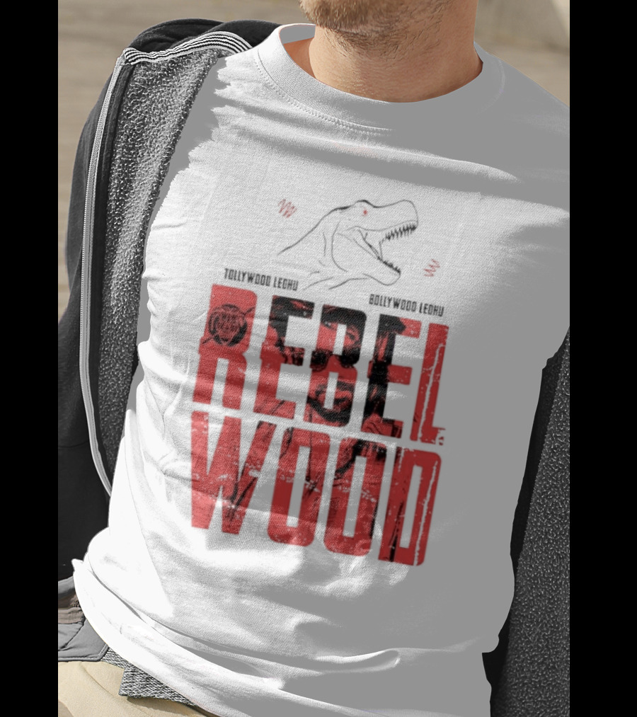 Rebelwood Dinosaur Tollywood Ledhu Bollywood Ledhu T-Shirt