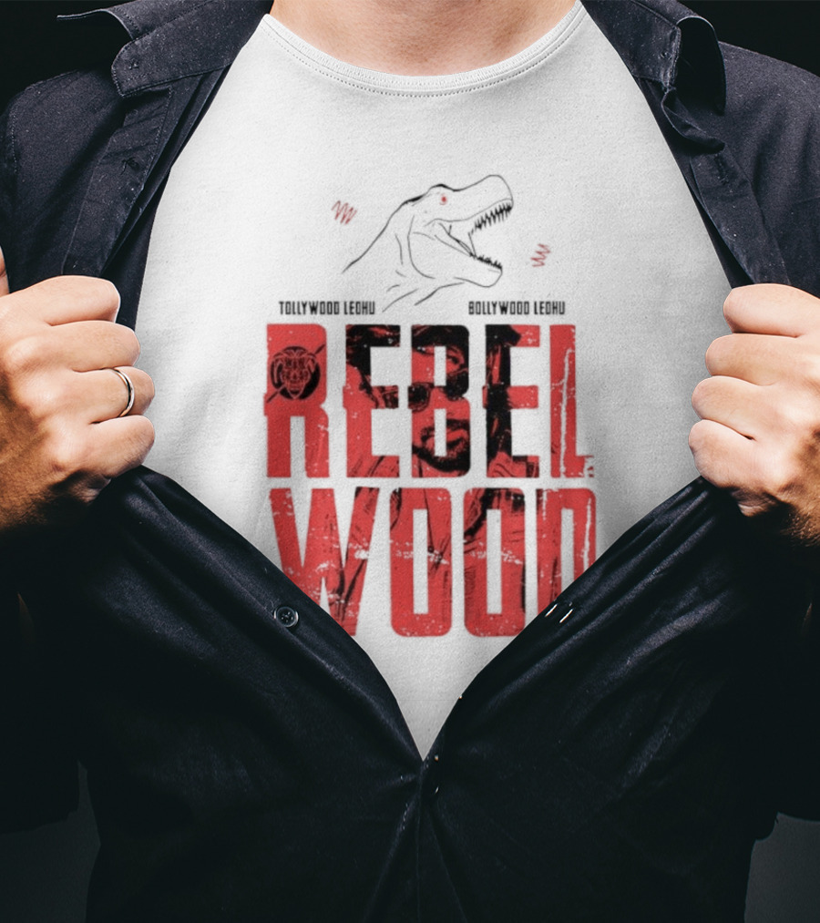 Rebelwood Dinosaur Tollywood Ledhu Bollywood Ledhu T-Shirt