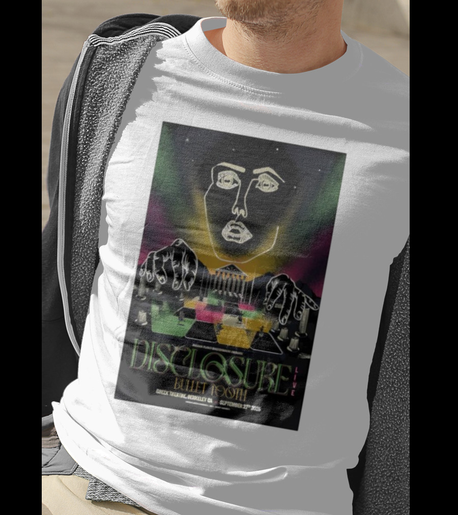 Disclosure Live Bullet Tooth September 27th 2025 Greek Theatre Berkeley CA T-Shirt