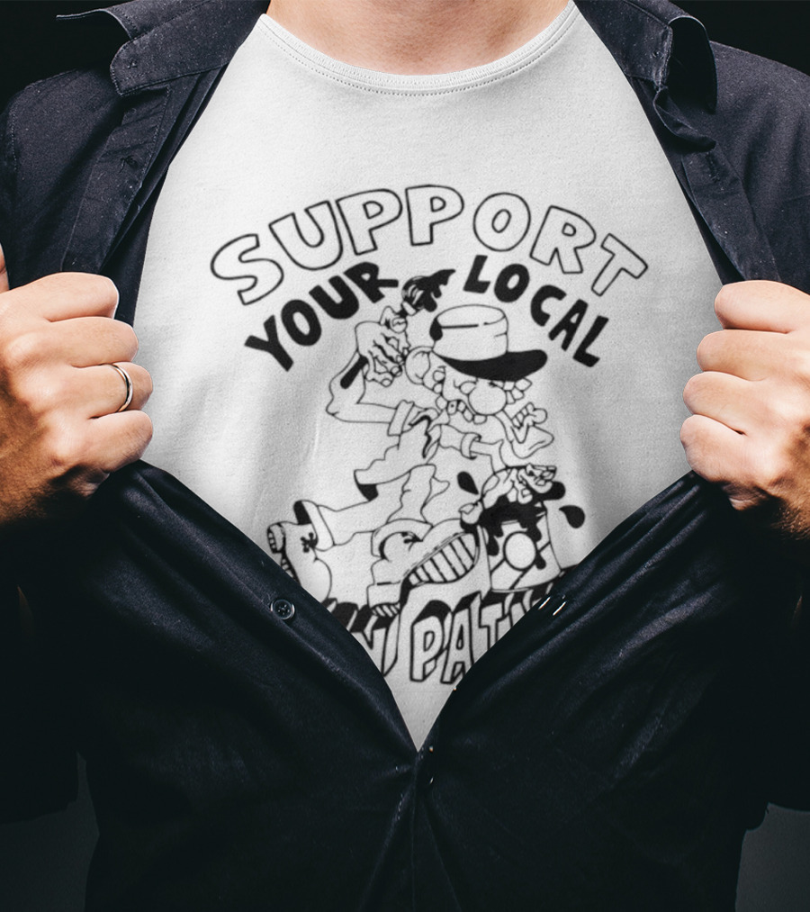 Support Your Local Sign Painter Vintage Style T-Shirt