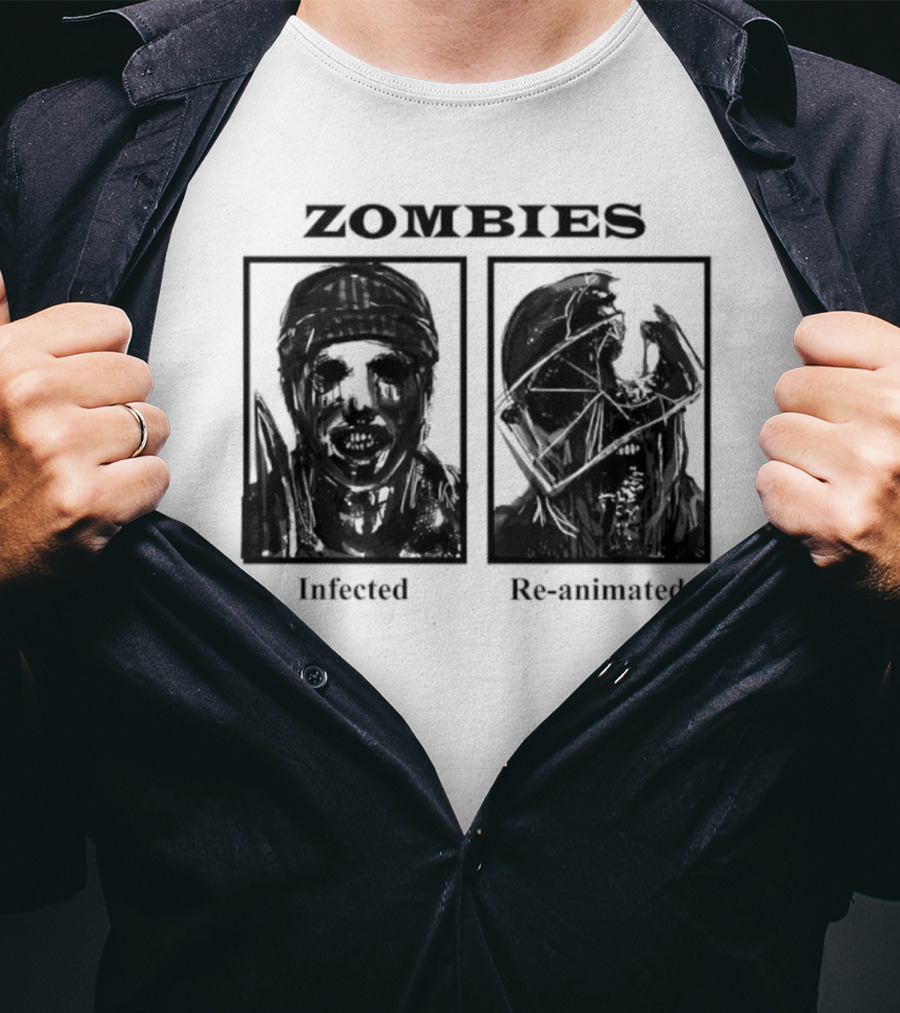 Zombies Infected Re-Animated Horror T-Shirt