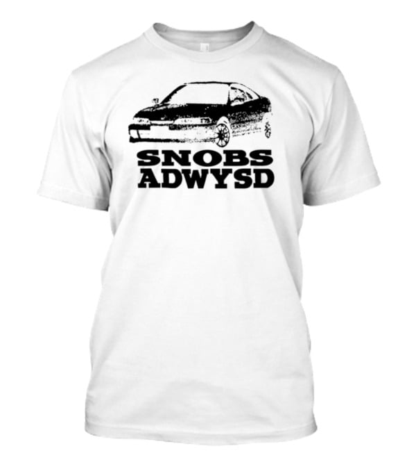 Snobs Always Forward Honda Civic Outline T-Shirt