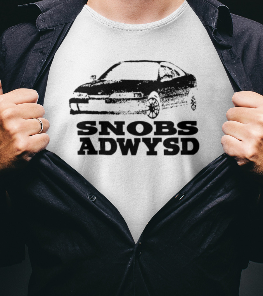 Snobs Always Forward Honda Civic Outline T-Shirt