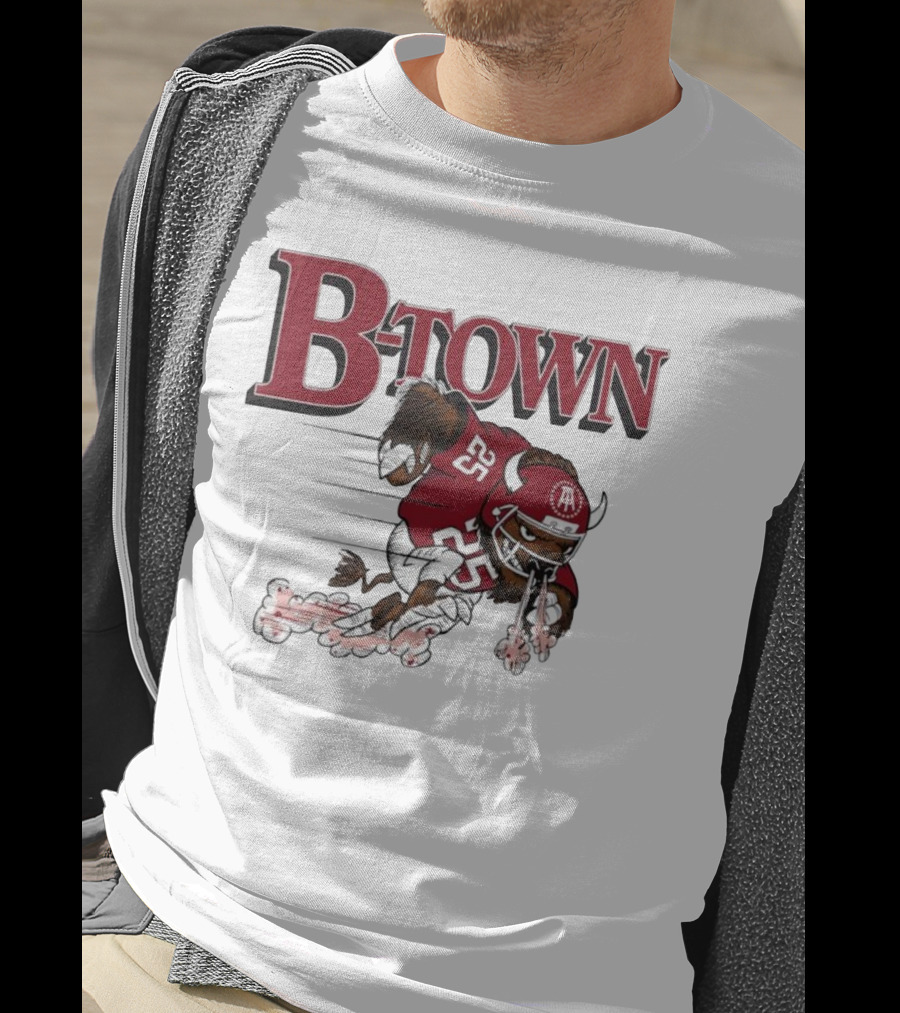 B-Town Bison Football Indiana Sooners 25 T-Shirt