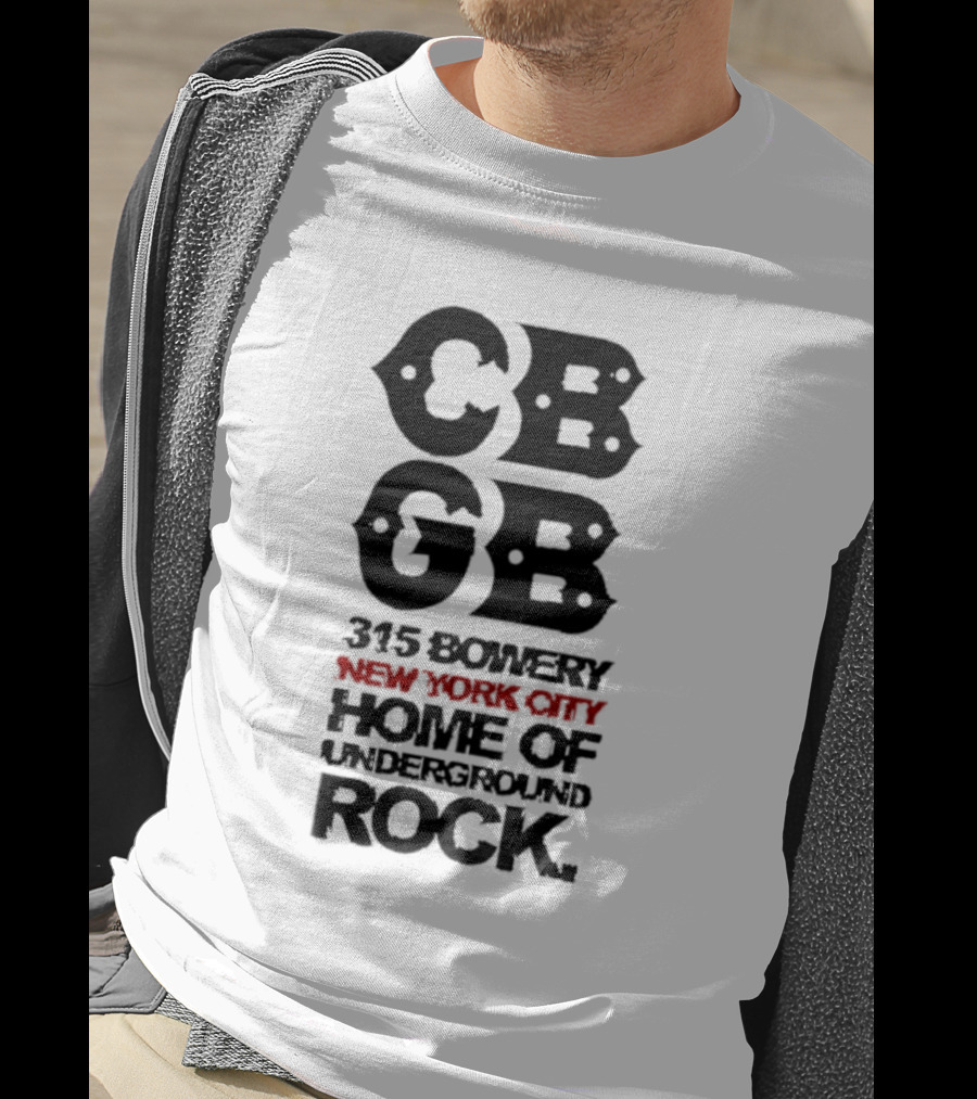 CBGB Festival 1973 New York City 315 Bowery Underground Rock T-Shirt