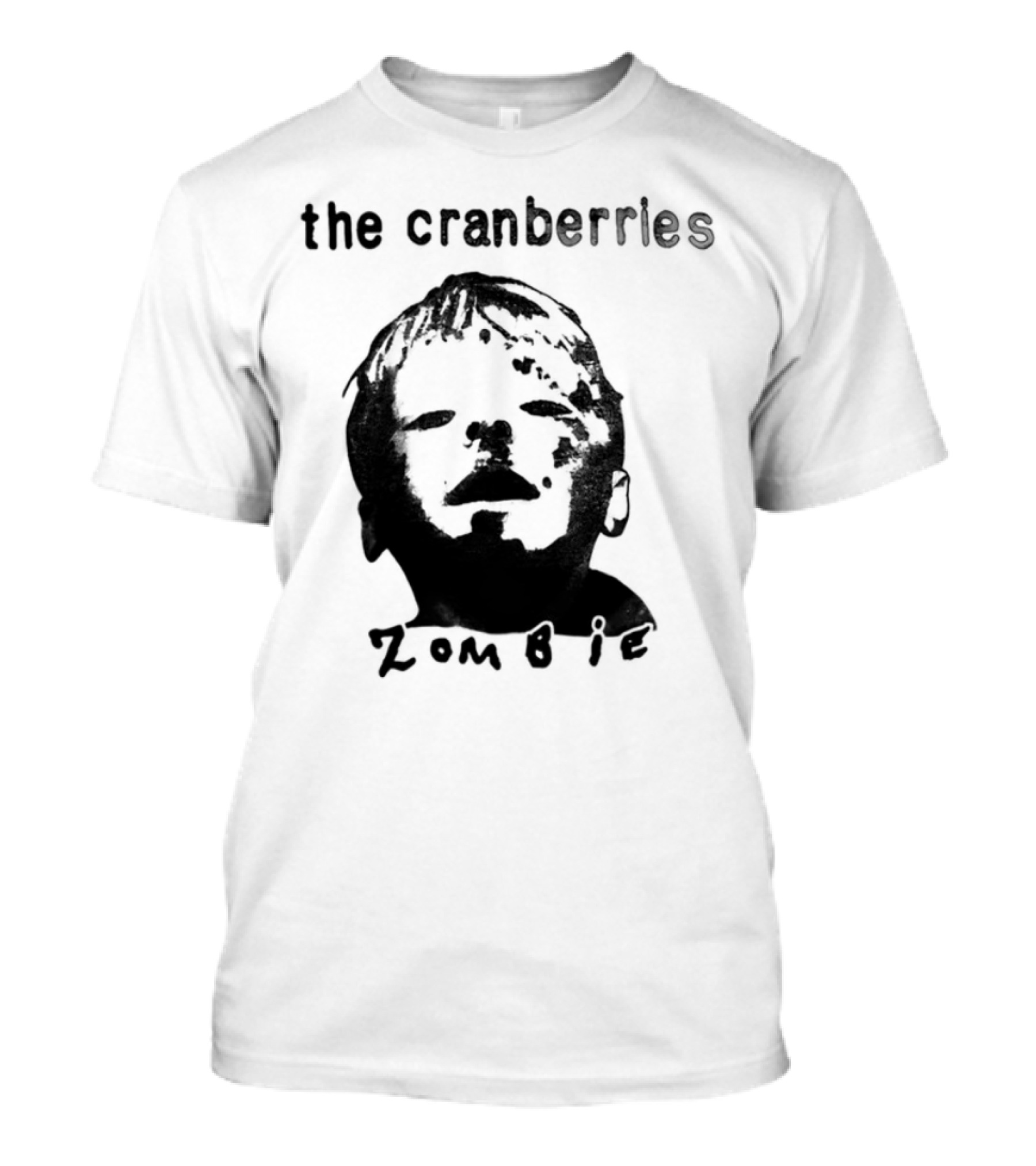 The Cranberries Zombie Kid Face Drawing T-Shirt