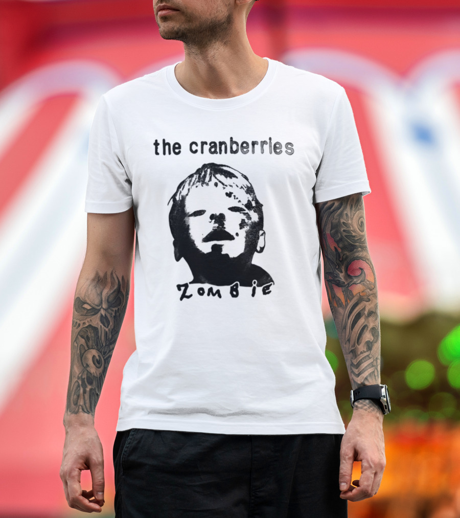 The Cranberries Zombie Kid Face Drawing T-Shirt