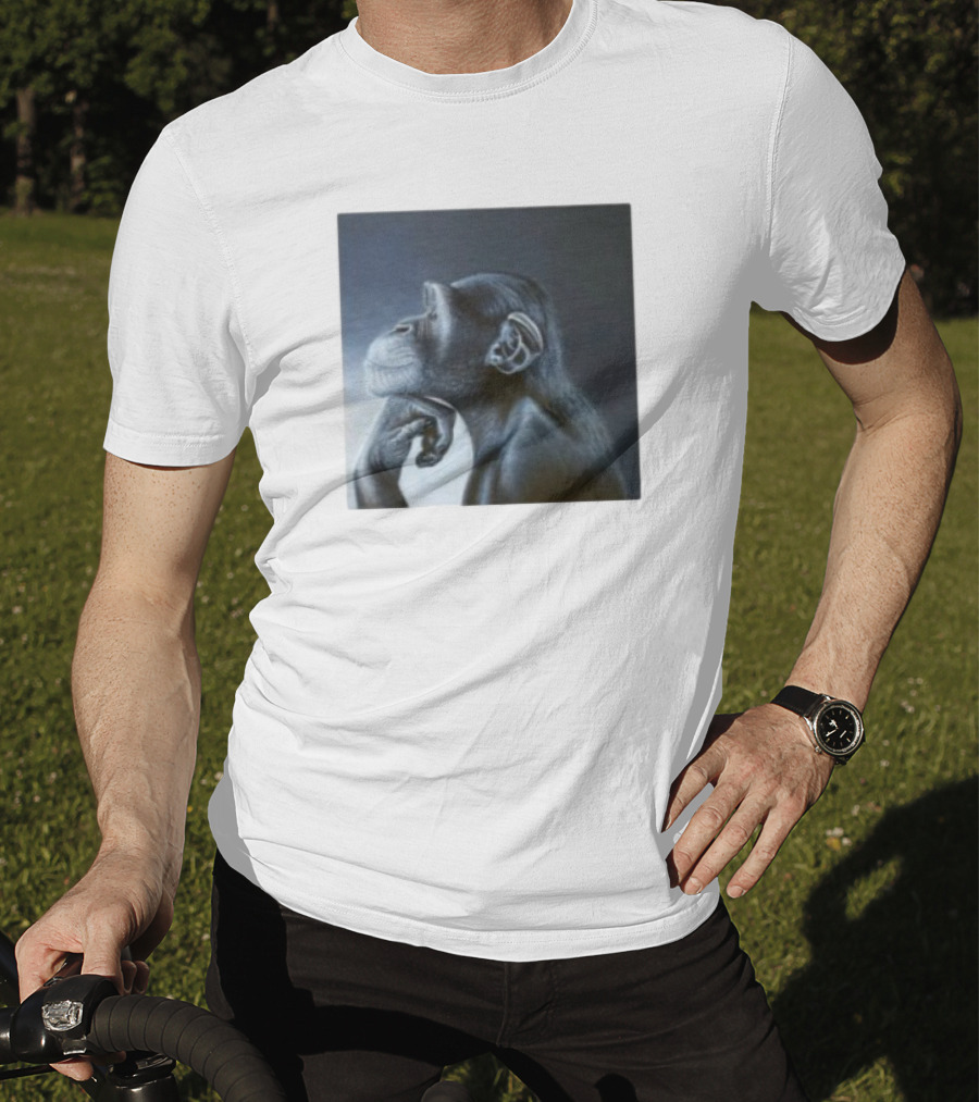 Monkey Rage Thoughtful Pose T-Shirt