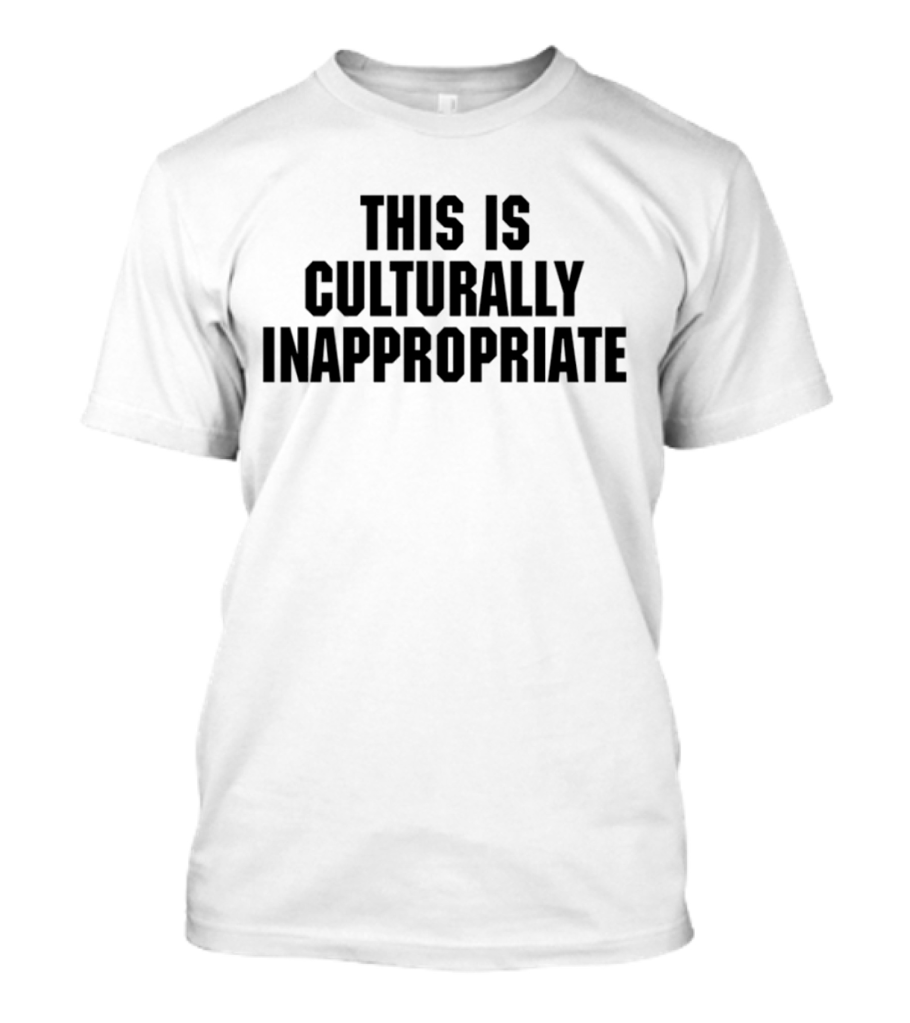 This Is Culturally Inappropriate Text Statement T-Shirt
