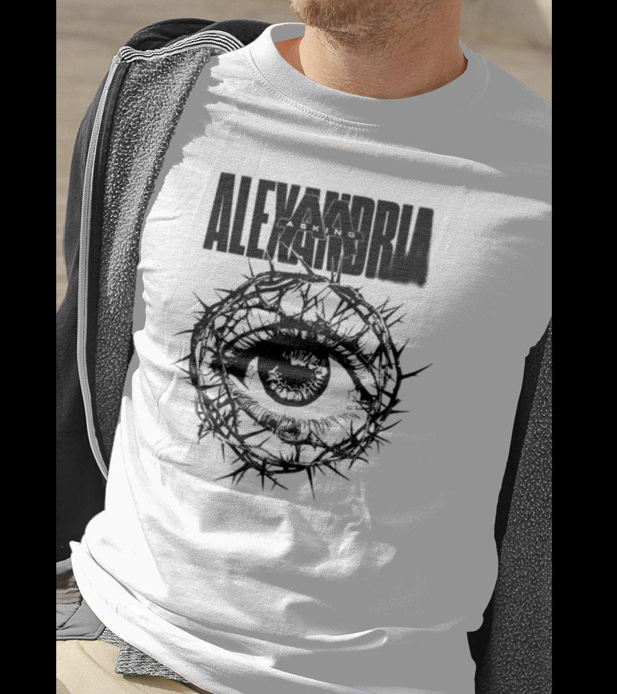 Asking Alexandria Stand Up And Scream Thorn Eye Design T-Shirt