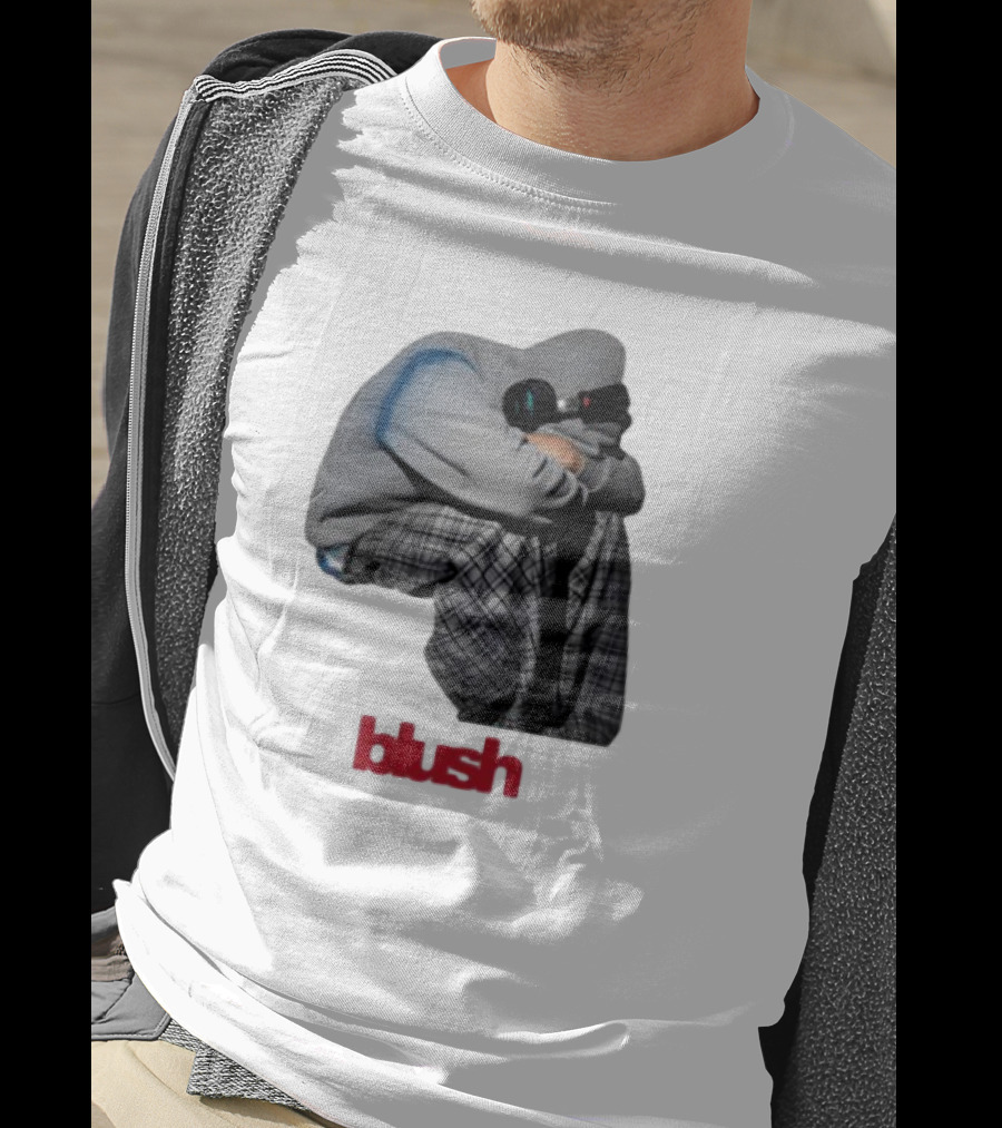 Blush Headphones Plaid Pants Mood T-Shirt