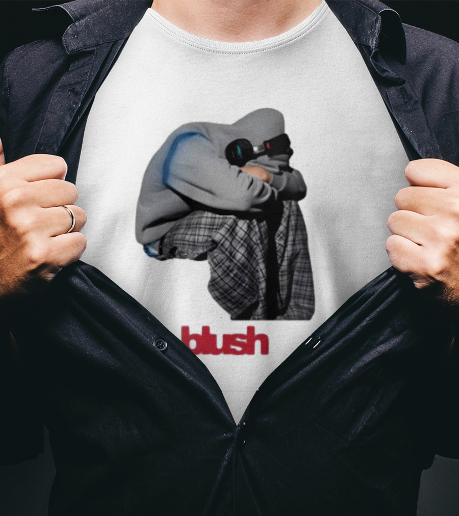 Blush Headphones Plaid Pants Mood T-Shirt