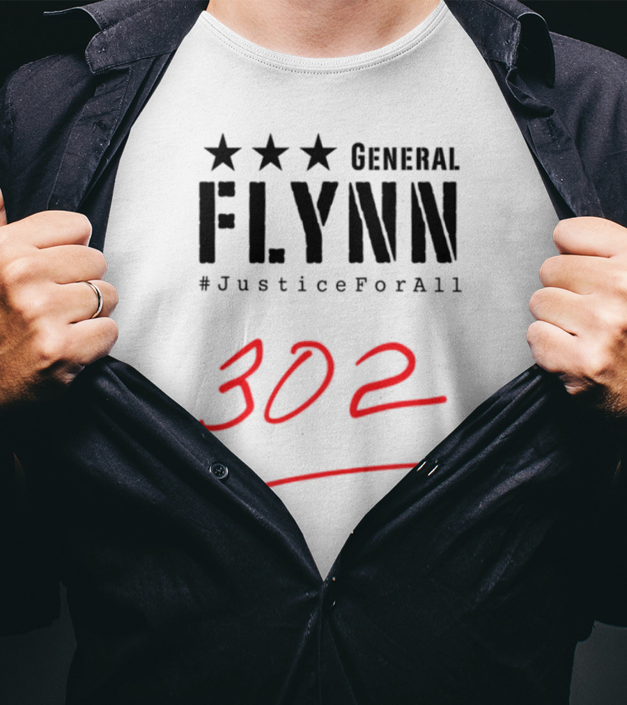 General Flynn Justice For All 302 Signature T-Shirt