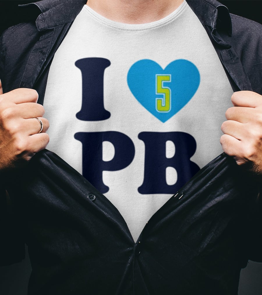 Azzi Fudd I Love 5 Heart Pb Paige Bueckers T-Shirt