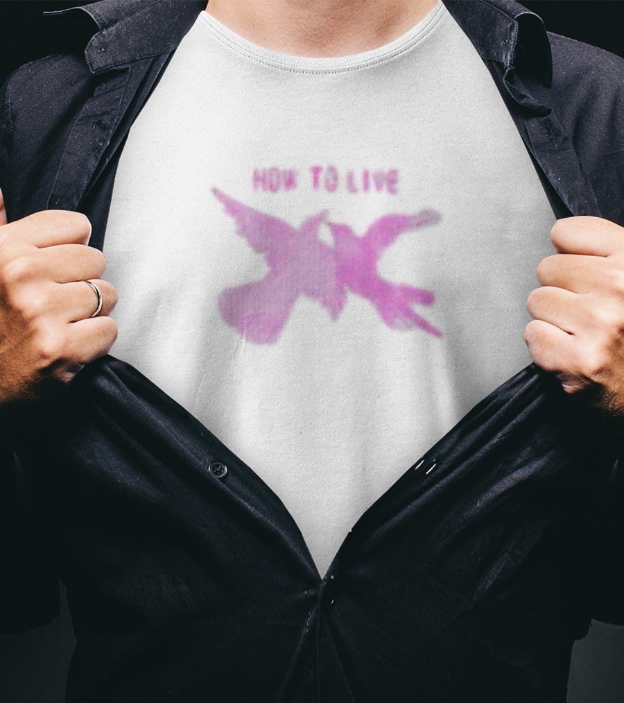 Del Water Gap How To Live Pink Doves T-Shirt
