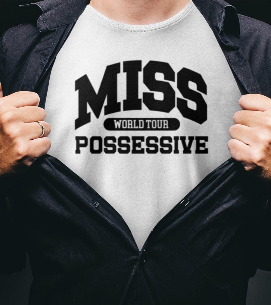 Miss Possessive World Tour 1984 Concert Schedule Vintage Style T-Shirt
