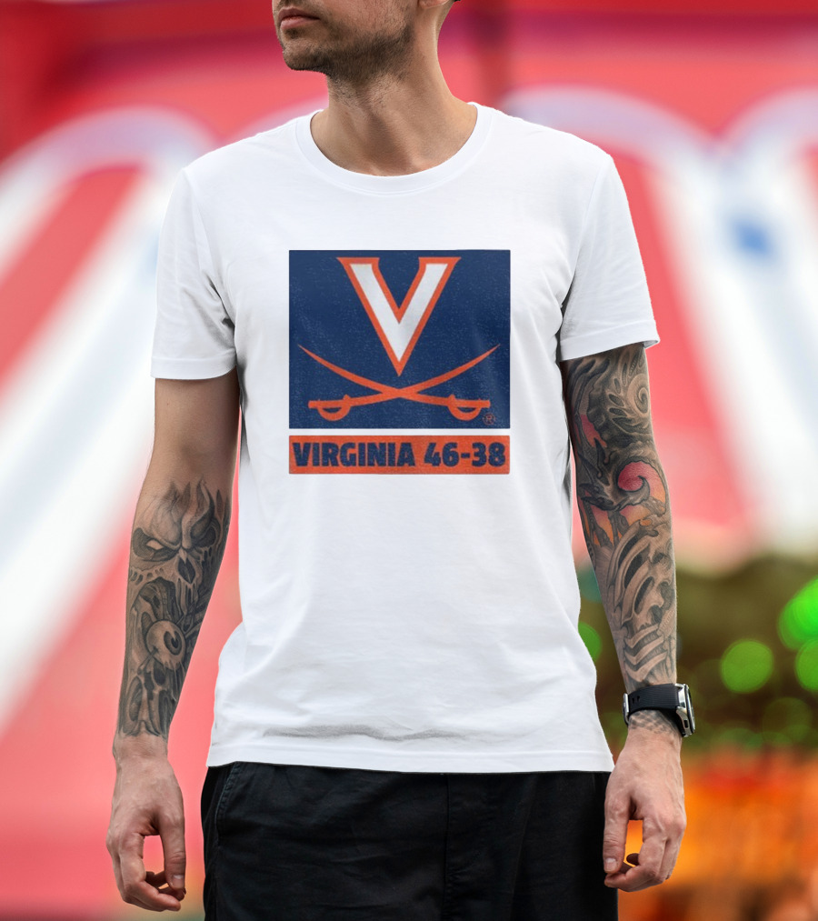 UVA Cavaliers Victory Hoos Did It Again Virginia 46-38 T-Shirt