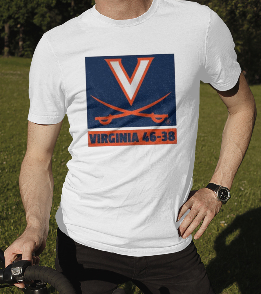 UVA Cavaliers Victory Hoos Did It Again Virginia 46-38 T-Shirt