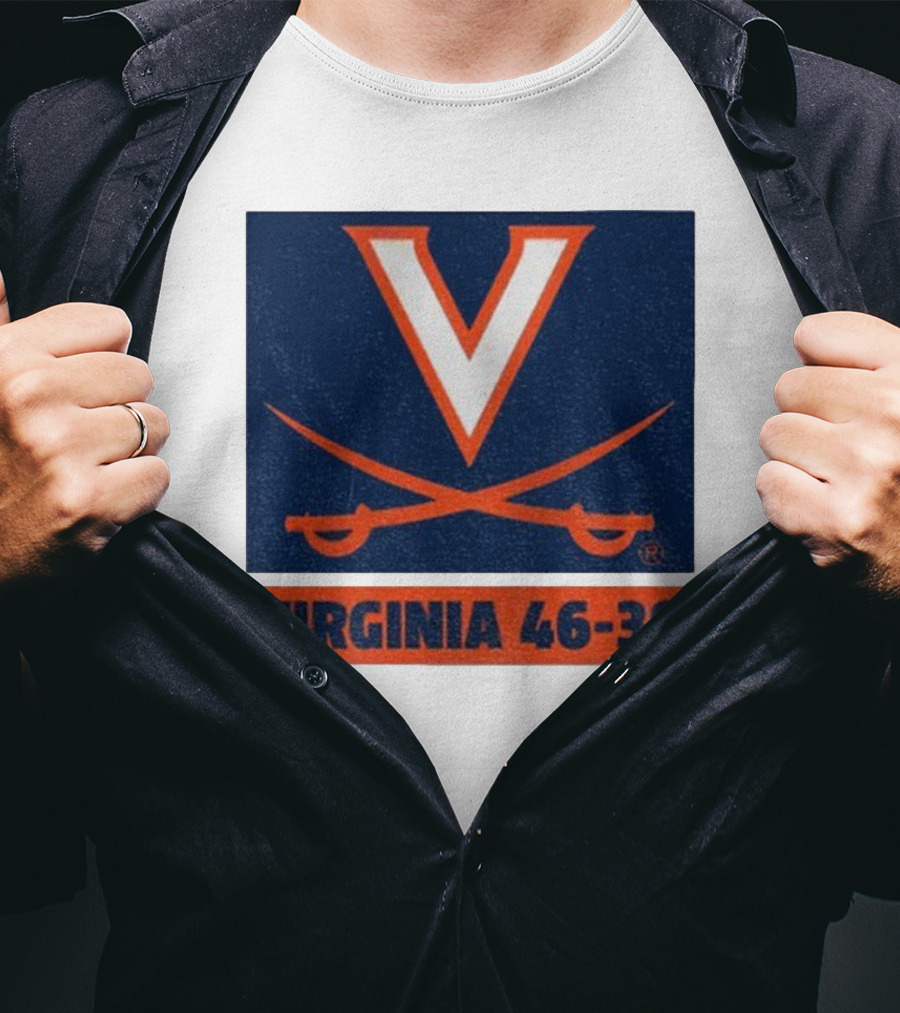 UVA Cavaliers Victory Hoos Did It Again Virginia 46-38 T-Shirt