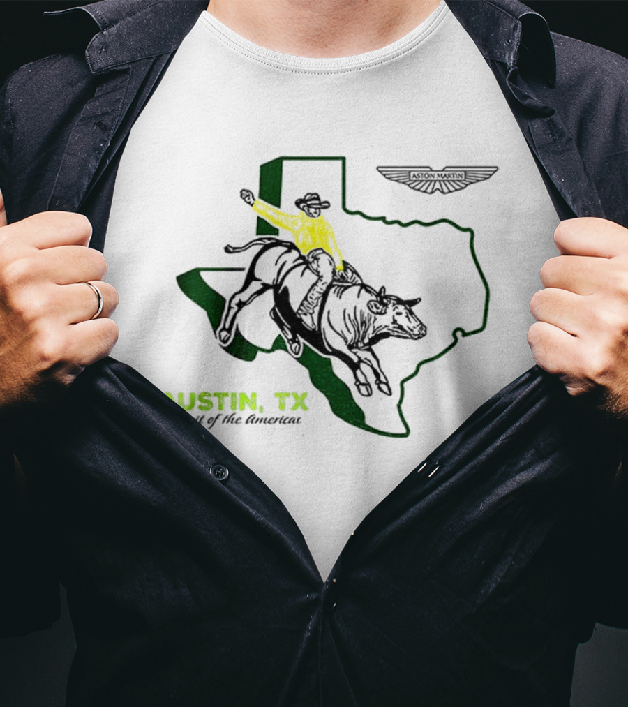 Aston Martin Texas Circuit Of The Americas Austin TX T-Shirt