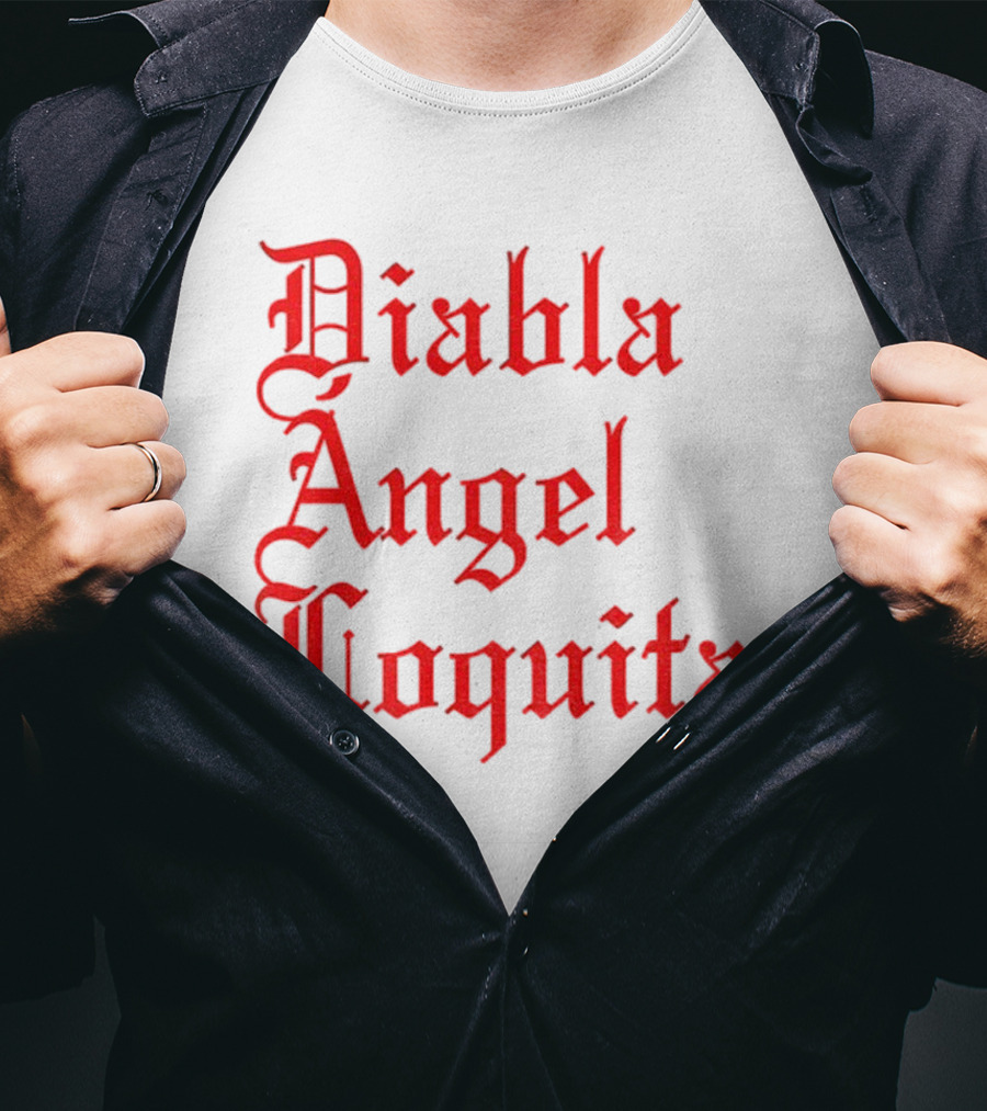 Bad Bunny Diabla Angel Loquita Valentine's Day T-Shirt