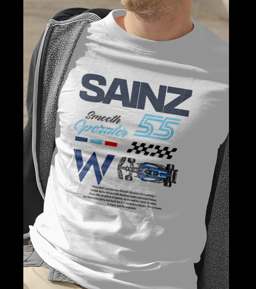 Sainz Operator 55 Williams Racing Smooth Operator T-Shirt