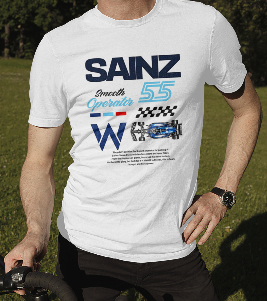 Sainz Operator 55 Williams Racing Smooth Operator T-Shirt