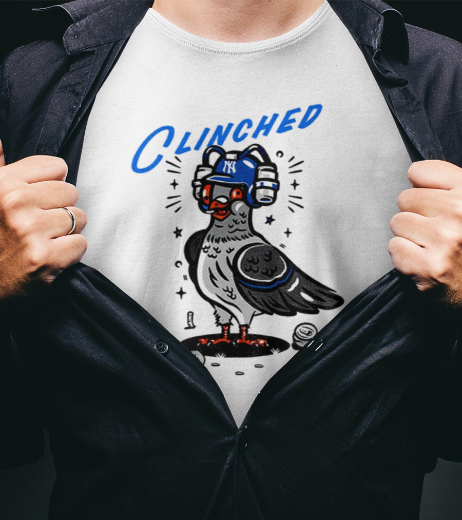 Dove Clinched New York Yankees MLB Baseball 2025 T-Shirt