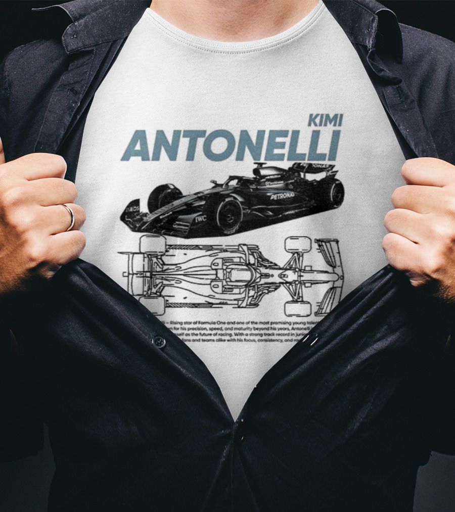 Kimi Antonelli Motorsport Fan Rising Star Formula One Racing Enthusiast T-Shirt