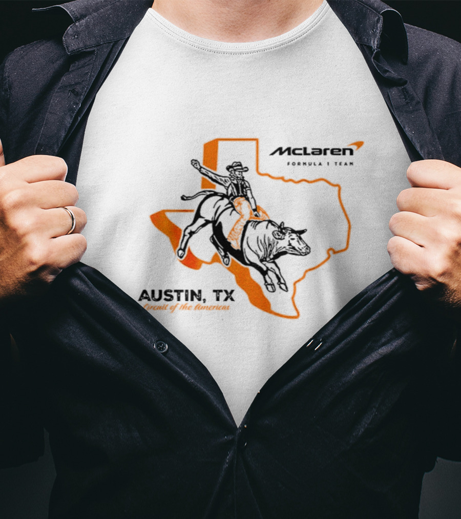 Mclaren Formula 1 Team Texas Circuit Of The Americas Austin TX T-Shirt
