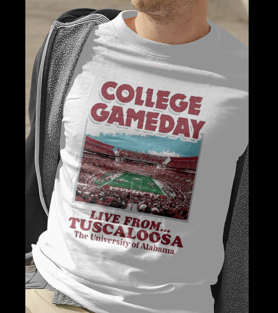 College GameDay Live From Tuscaloosa The University Of Alabama T-Shirt