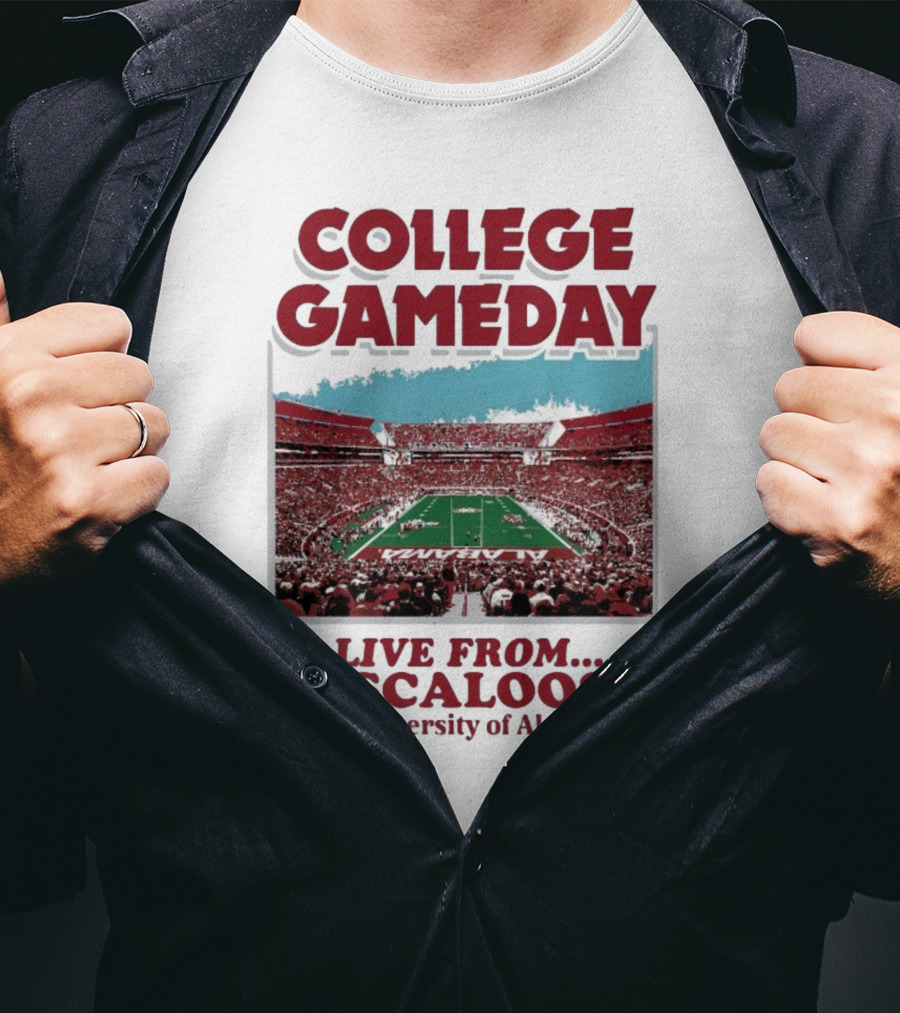 College GameDay Live From Tuscaloosa The University Of Alabama T-Shirt