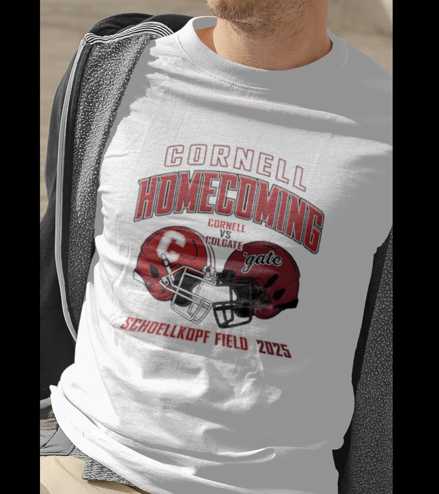 Cornell Homecoming 2025 Cornell Vs Colgate Schoellkopf Field Game Day T-Shirt