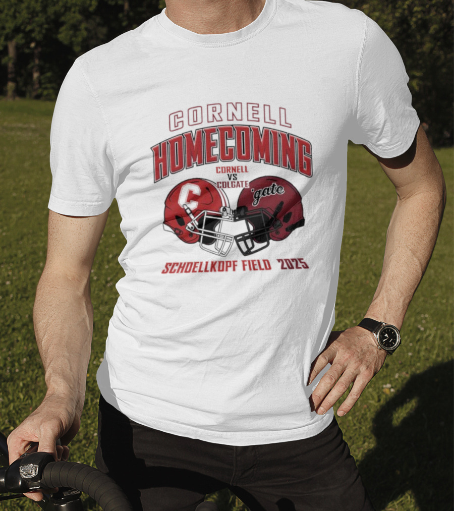 Cornell Homecoming 2025 Cornell Vs Colgate Schoellkopf Field Game Day T-Shirt