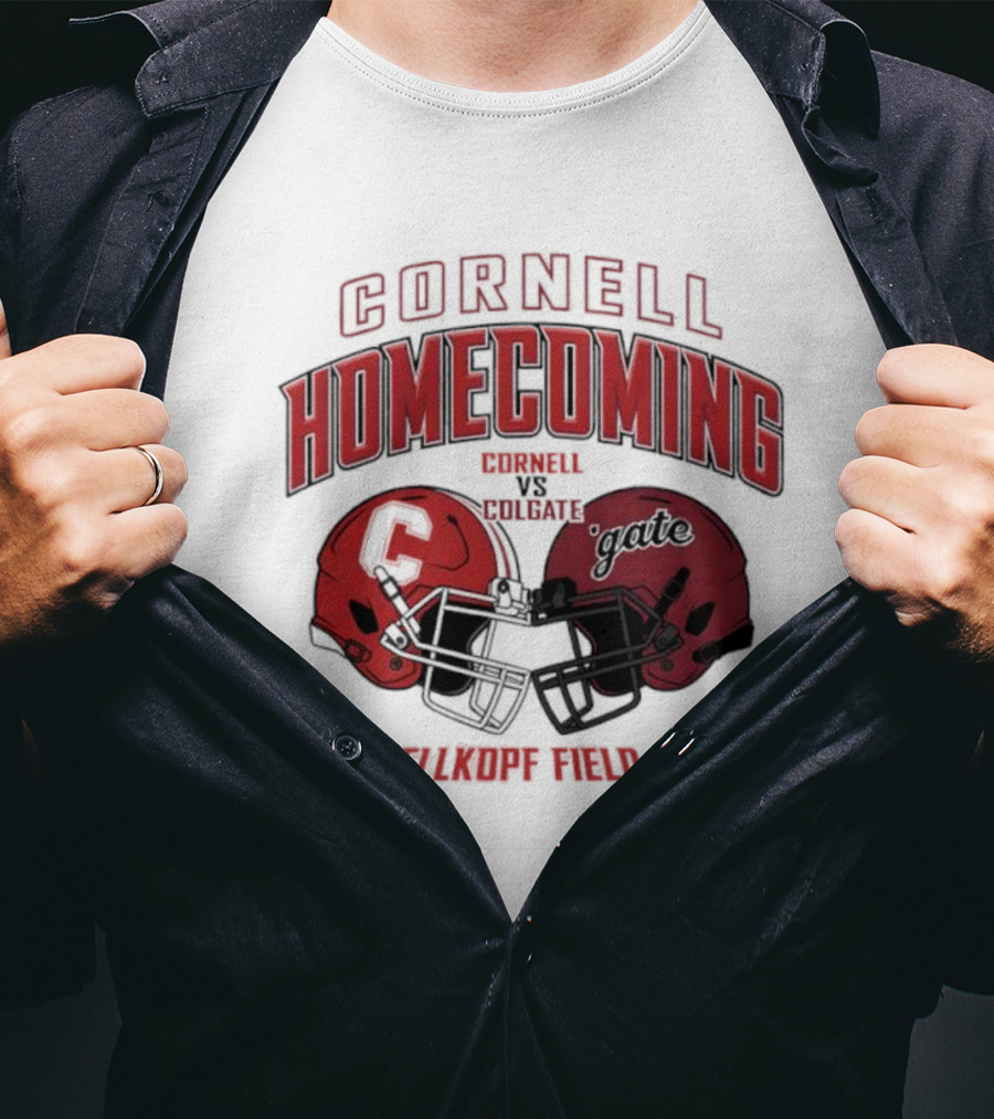 Cornell Homecoming 2025 Cornell Vs Colgate Schoellkopf Field Game Day T-Shirt