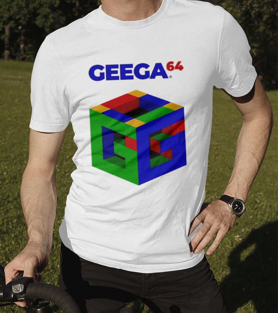 Geega 64 Cube Illusion Design T-Shirt