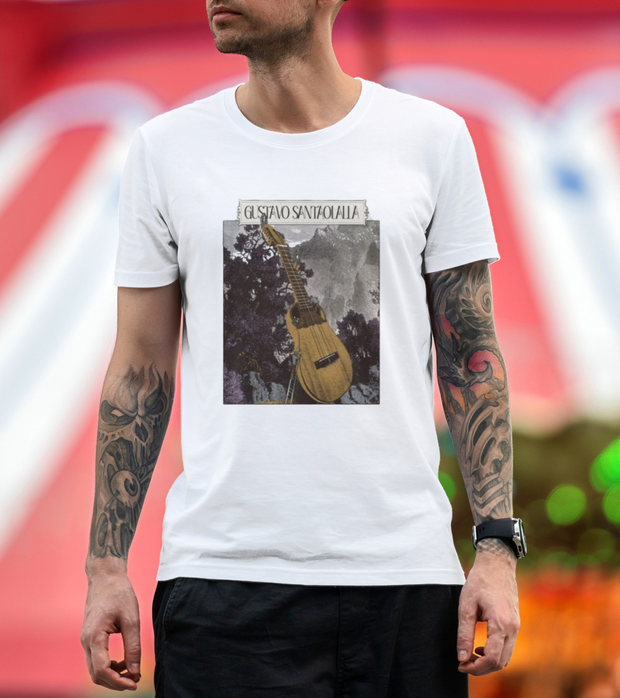 Gustavo Santaolalla Guitar Tour 2025 Artwork T-Shirt