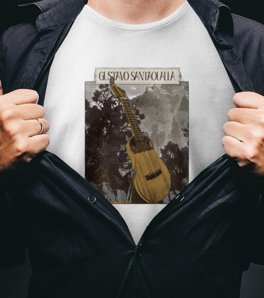 Gustavo Santaolalla Guitar Tour 2025 Artwork T-Shirt