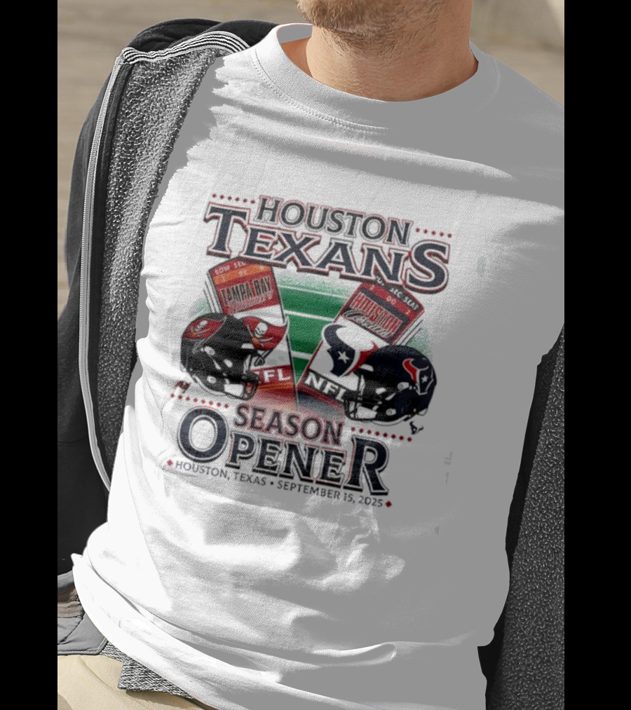 Houston Texans Vs Tampa Bay Buccaneers Season Opener September 15 2023 Houston Texas T-Shirt