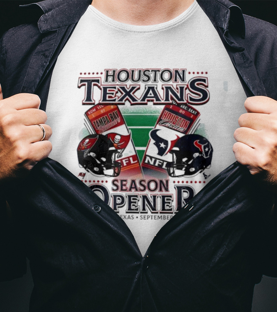 Houston Texans Vs Tampa Bay Buccaneers Season Opener September 15 2023 Houston Texas T-Shirt