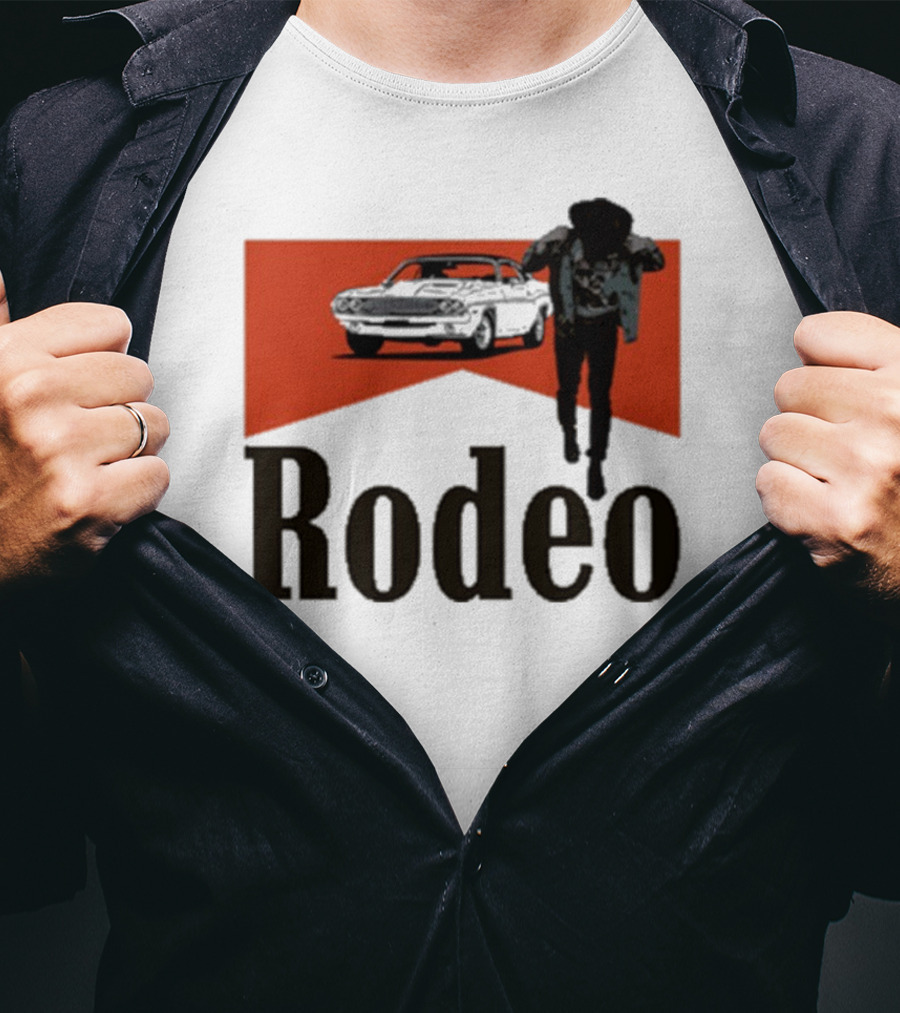 Johnny Stimson Rodeo Car Silhouette T-Shirt