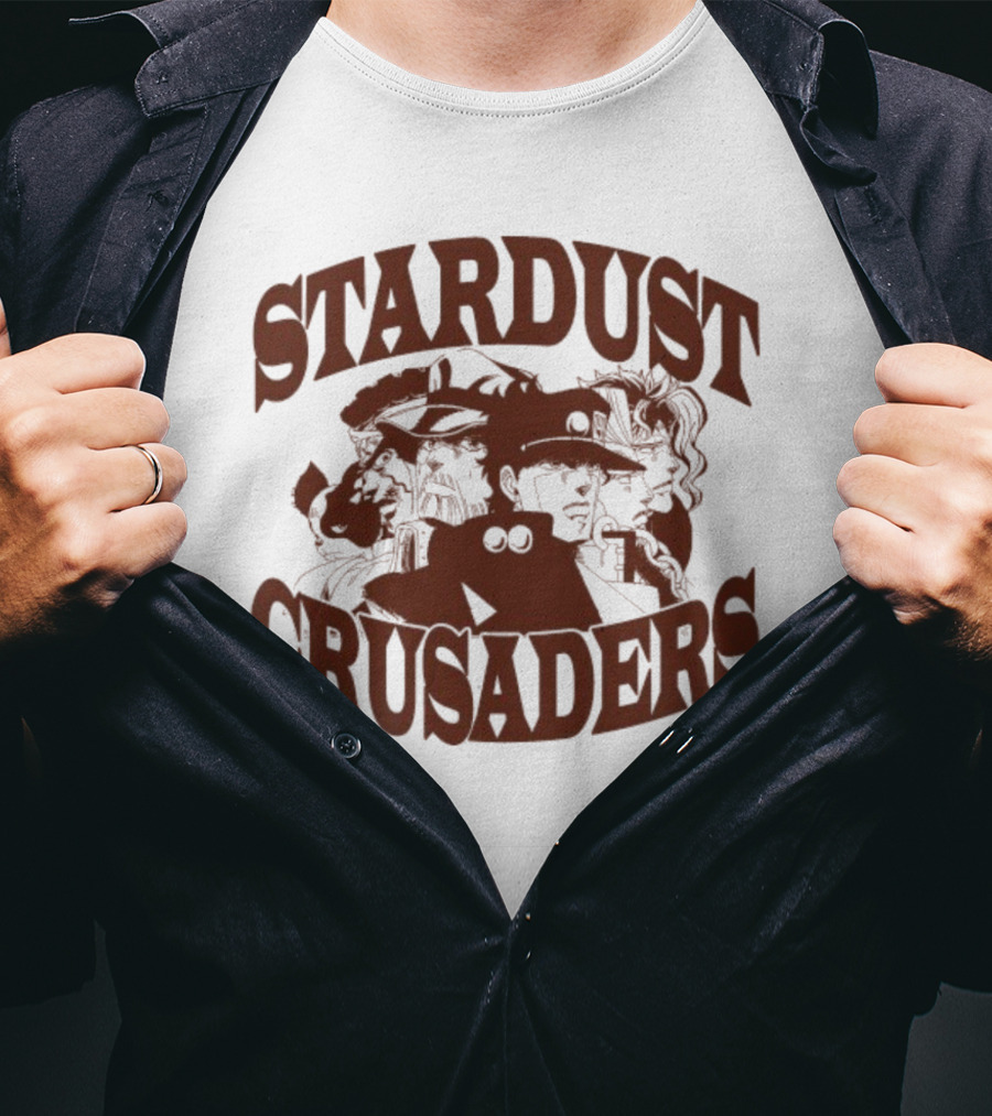 Stardust Crusaders JoJo’s Bizarre Adventure Manga Anime Characters T-Shirt