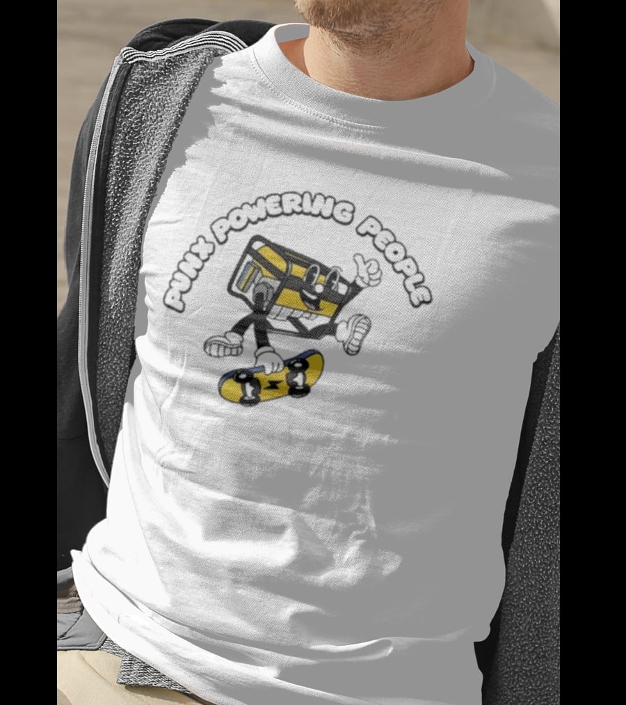 Krang Punx Powering People Skateboarding Adventure T-Shirt